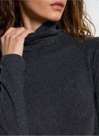 Majestic Filatures - Cotton Cashmere Turtleneck Sweater