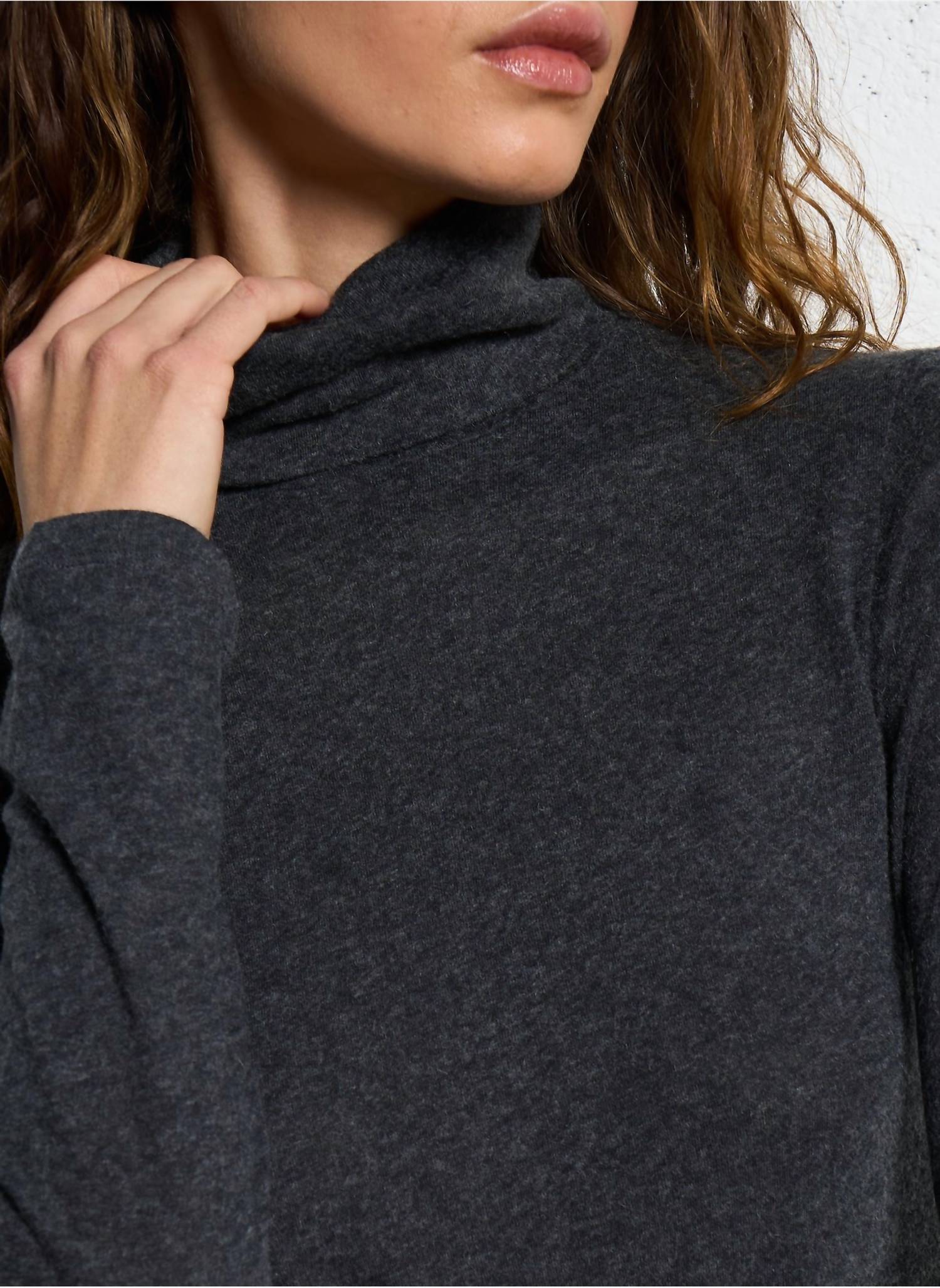 Majestic Filatures - Cotton Cashmere Turtleneck Sweater