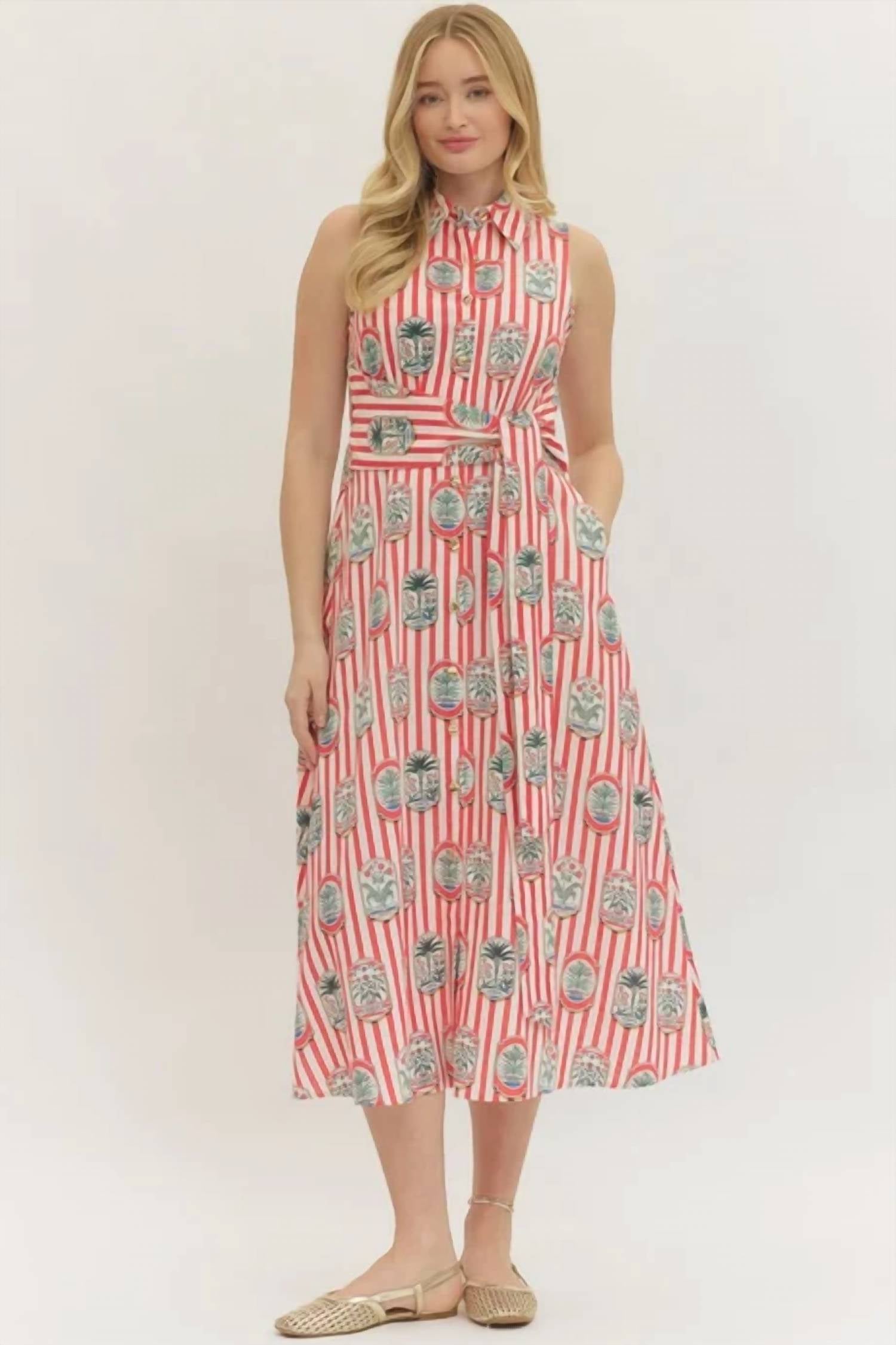 Entro - Ciao Bella Midi Dress