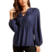 Mason & Belle - Lace Cinched Waist Blouse