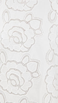 En Saison - Embroidered Bubble Hem Mini Dress
