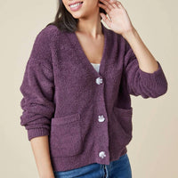 Softies - Marshmallow Crop Cardigan