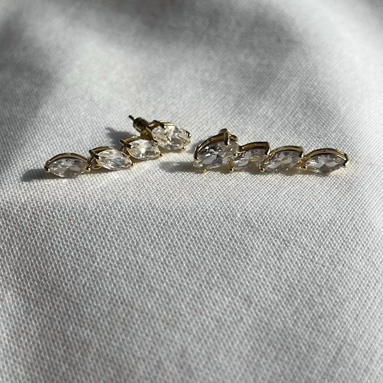 Sahira Jewelry Design - Women's Evie Cubic Zirconia Earring