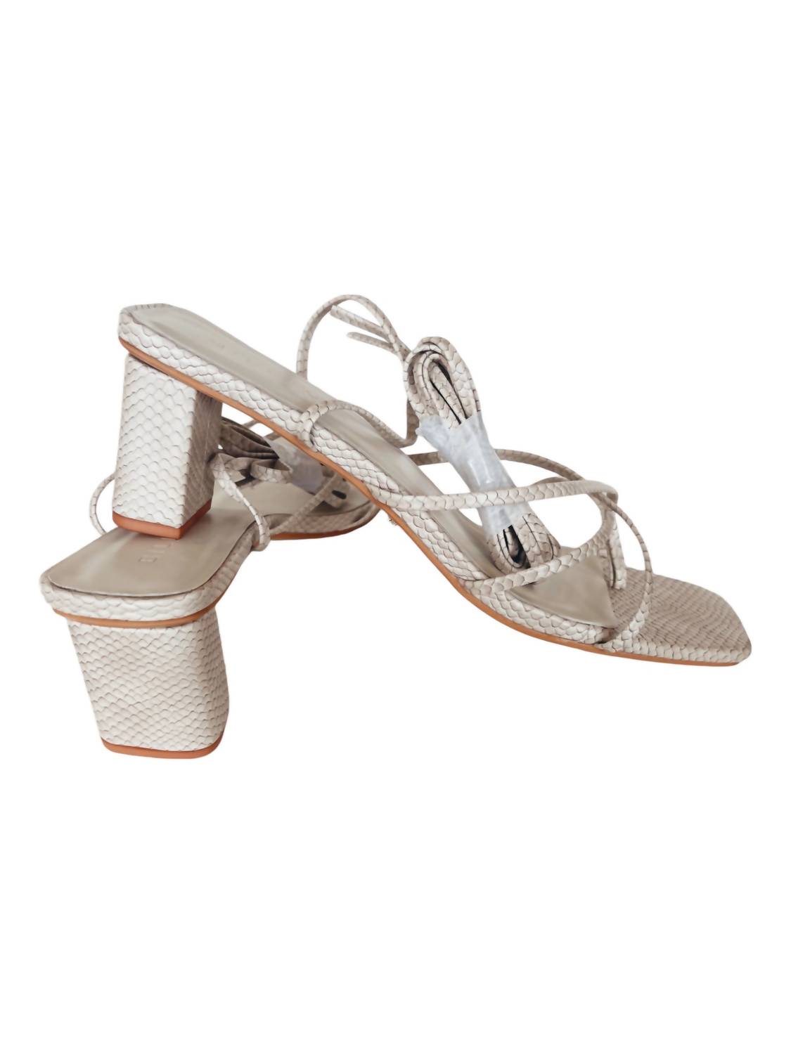 Billini - Women's Strappy Python Heel Sandal