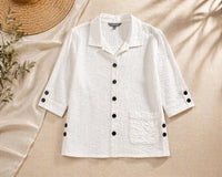 Habitat - Crinkle Crepe Solid Relaxed Camp Shirt