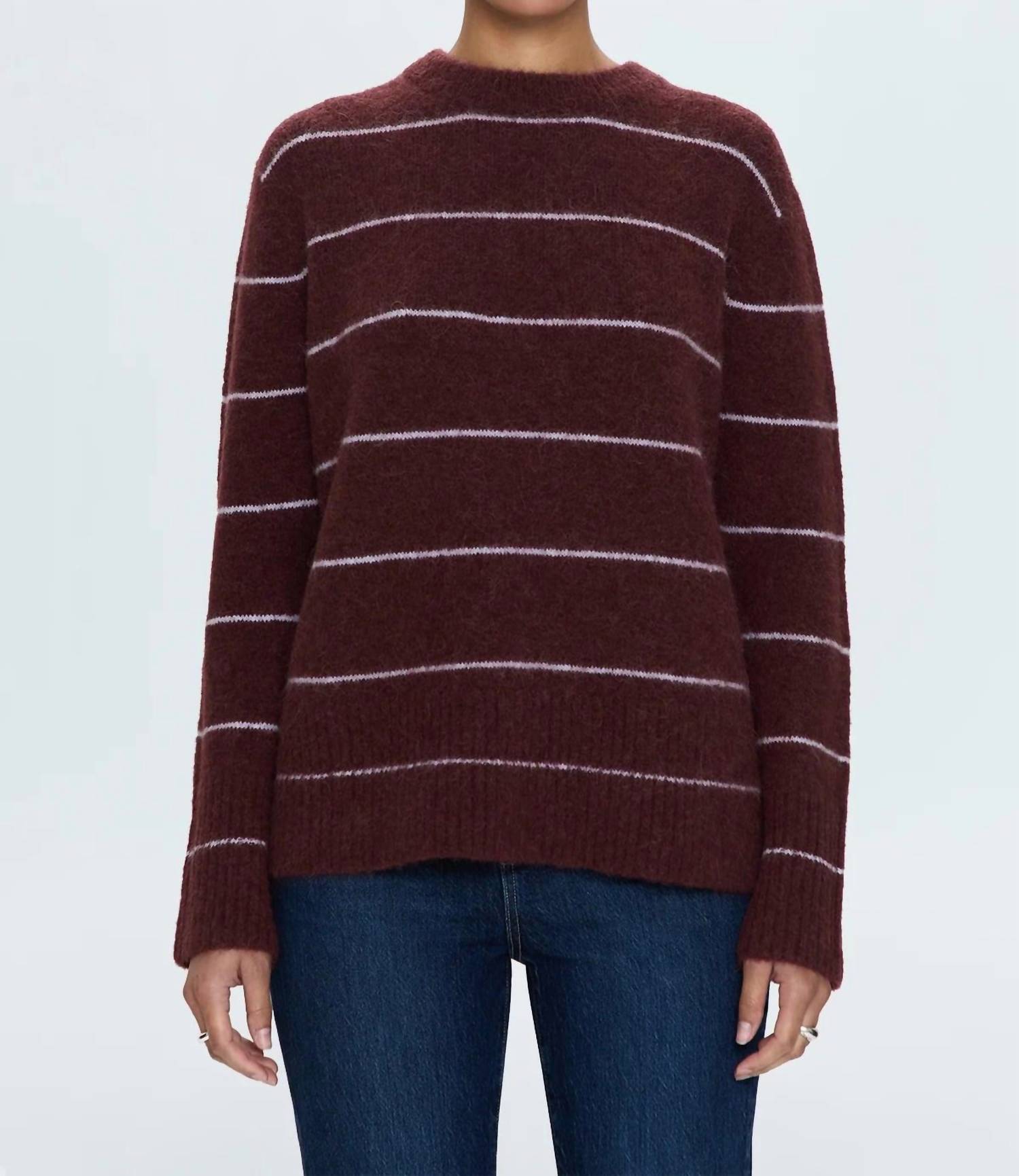 Pistola - Ivy Crewneck Burgundy Pullover