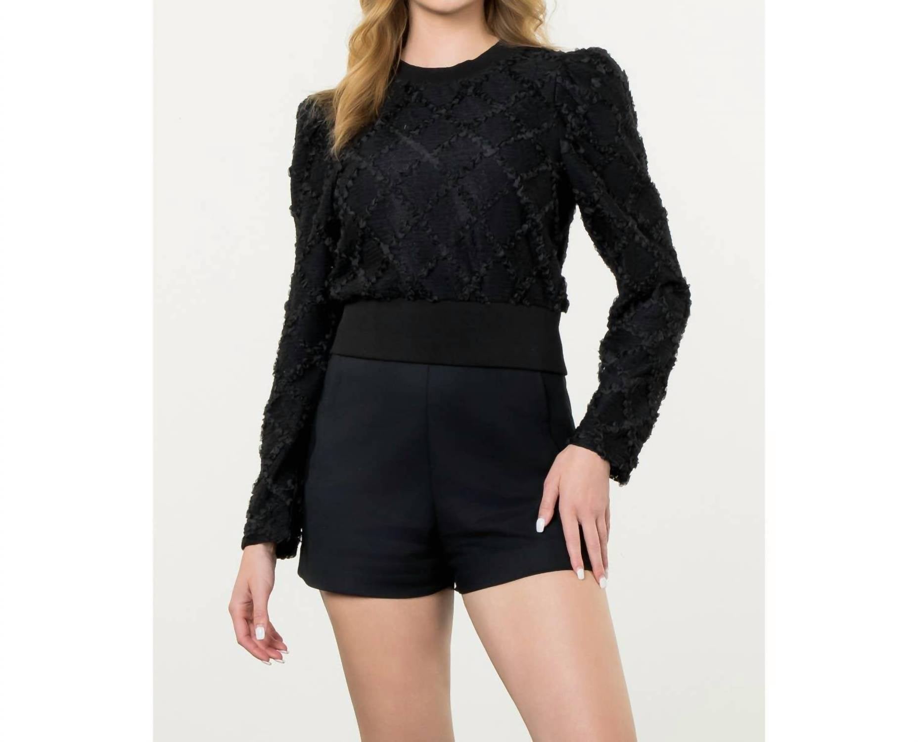 Thml - Nights In Paris Long Sleeve Top