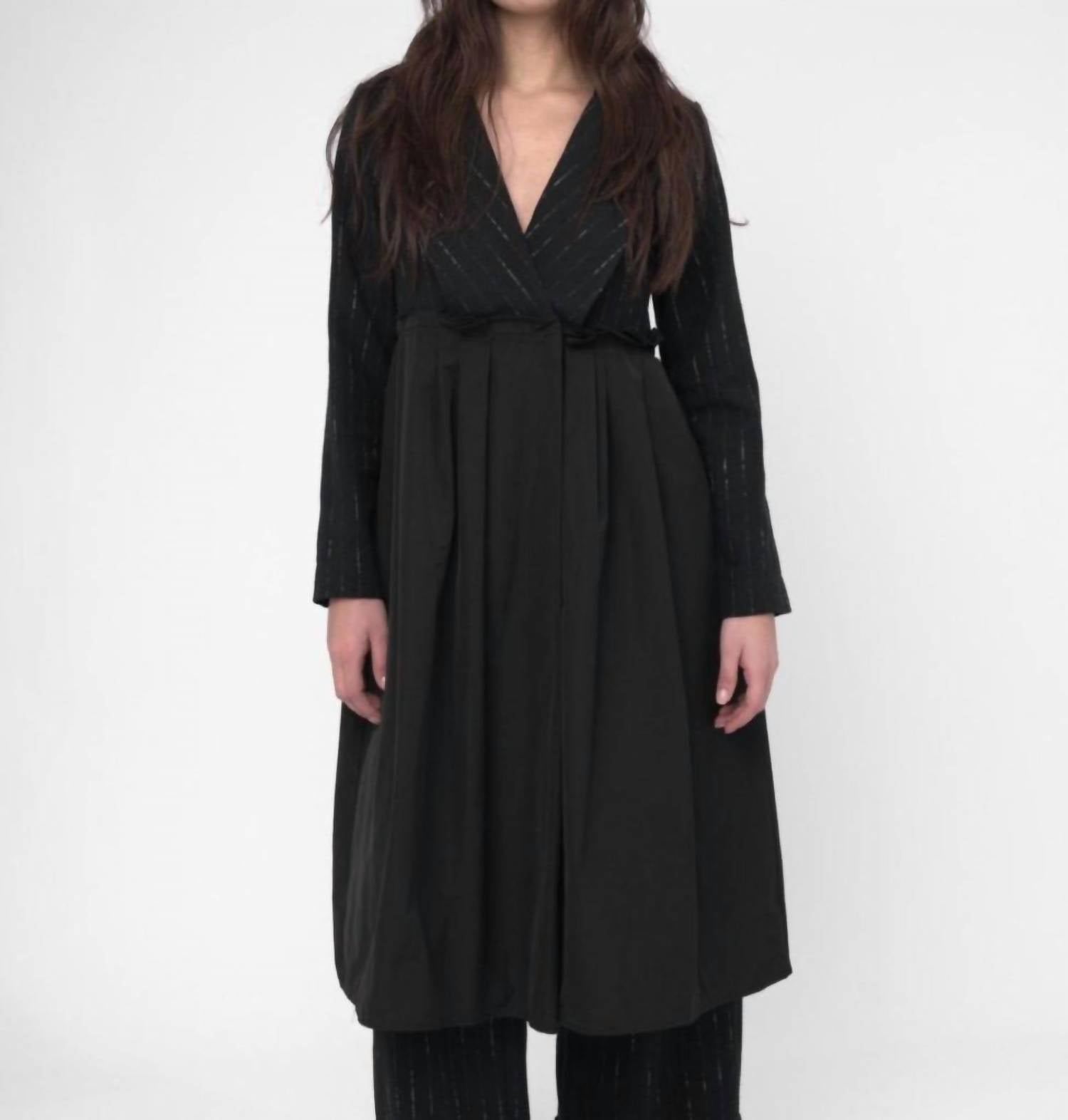 Baci - Dust Coat Pleated Dress