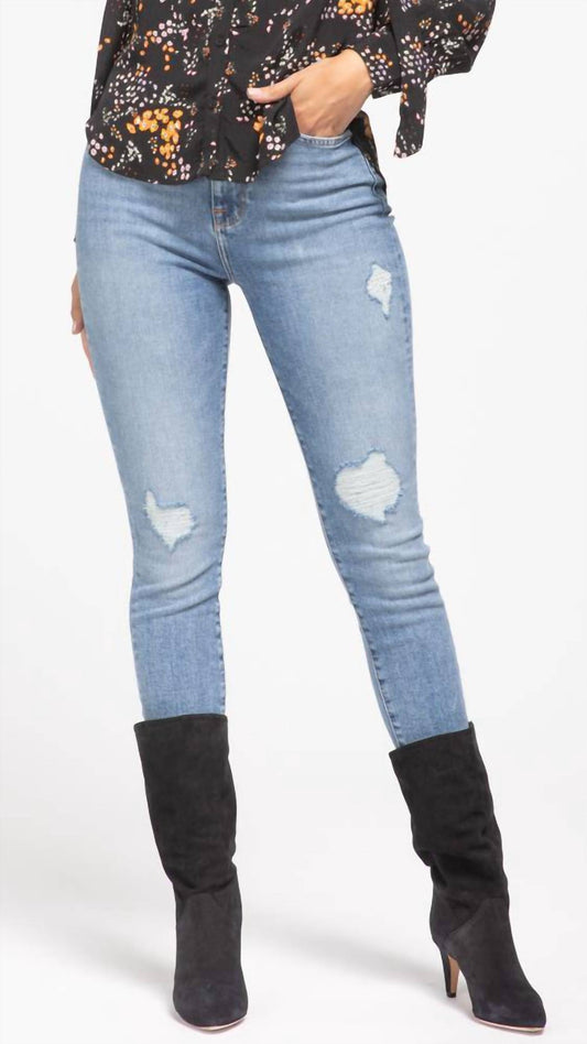 High Waist Ankle Skinny Jean