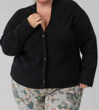 Vince - Boxy Wool Cashmere Cardigan - Plus Size