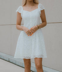 Able - Whimsical Lace Mini Dress