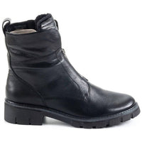 Ara Women's Dover Leather Booties in black - women's shoe