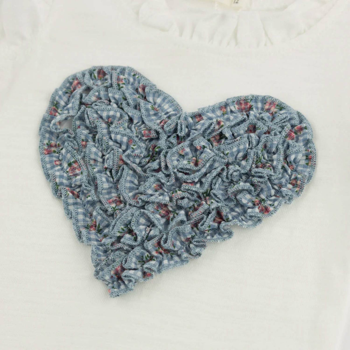 Oh Baby! - Kids Dahlia Ruffle Heart Rebekah Tank