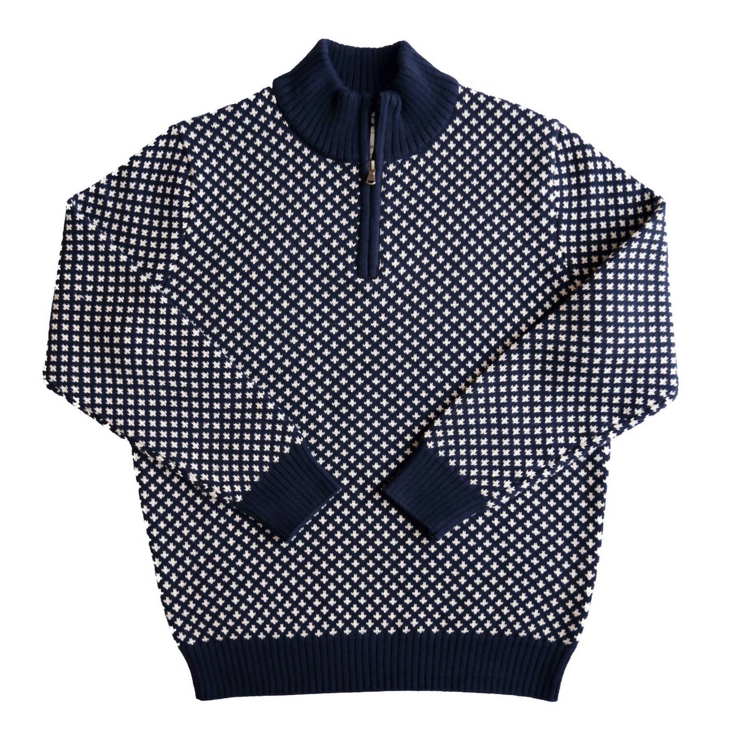 Long Wharf Supply Co. - Men's Edgartown Seawell Quarter Zip Sweater
