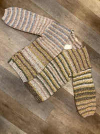 Skies Are Blue - Women's Striped Cardigan