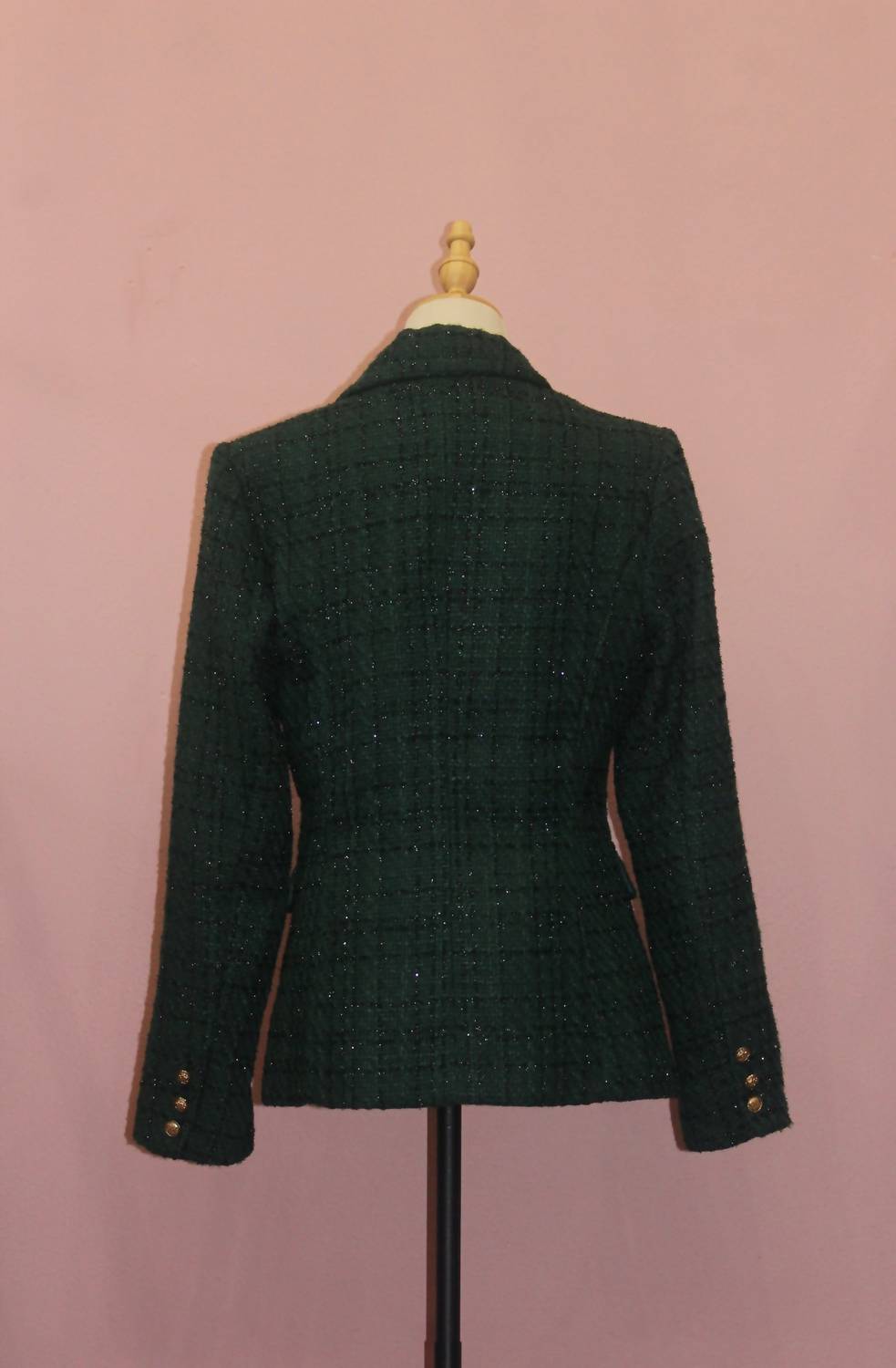 Choklate Paris - Women's Double-breasted Tweed Blazer