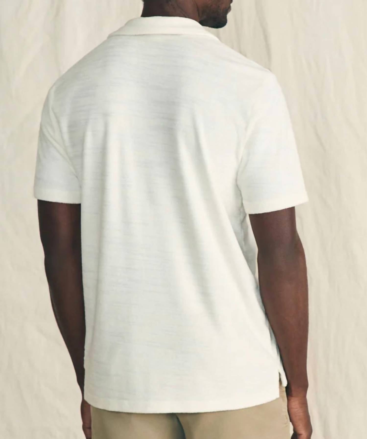Faherty - Cabana Terry Surf Stripe Polo