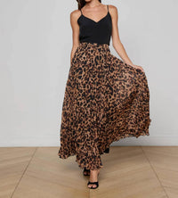 L'Agence - Torin Pleated Maxi Skirt