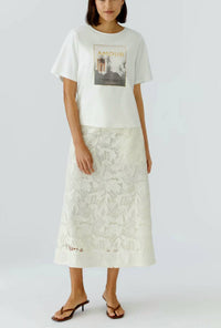 Oui - Lace Midi Skirt