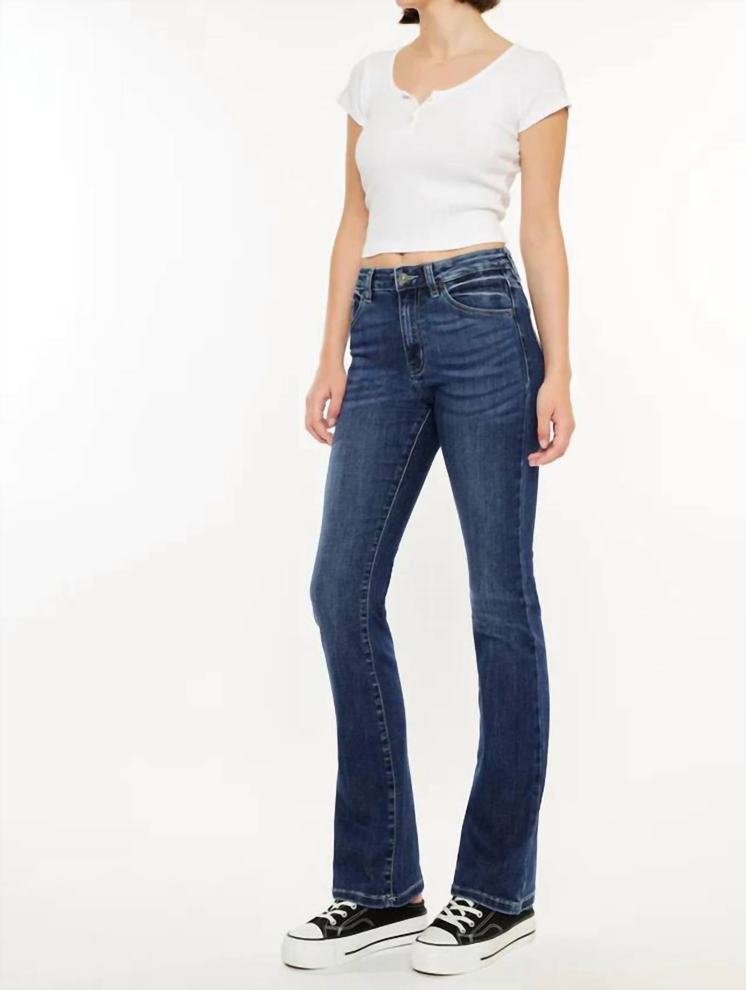 Kancan - Marla High Rise Skinny Bootcut Jeans