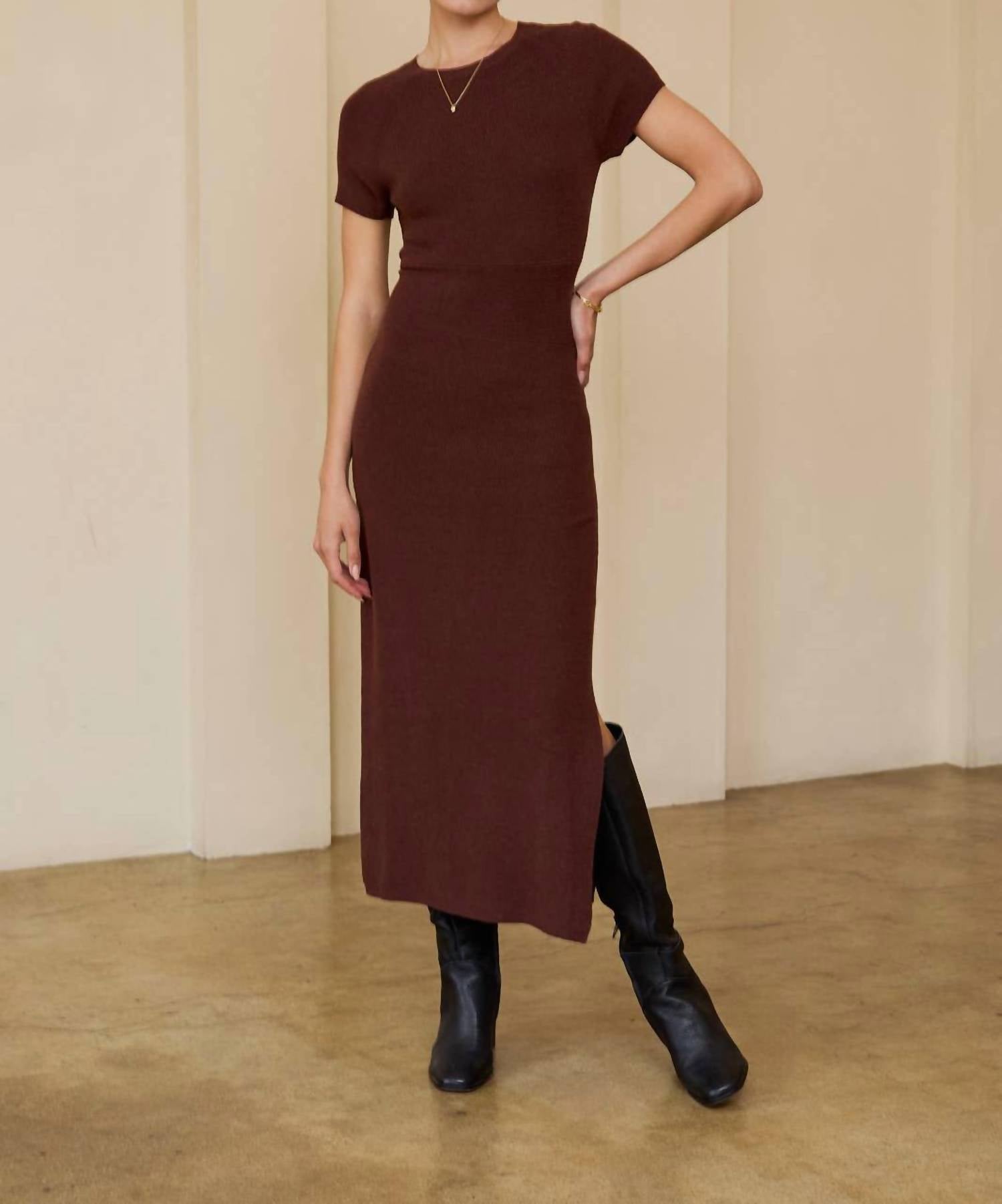 Le Lis - Whitney Cut-out Satin Midi Dress
