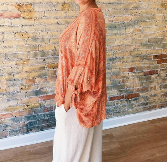 Reneec. - Boho Paisley Top - Plus