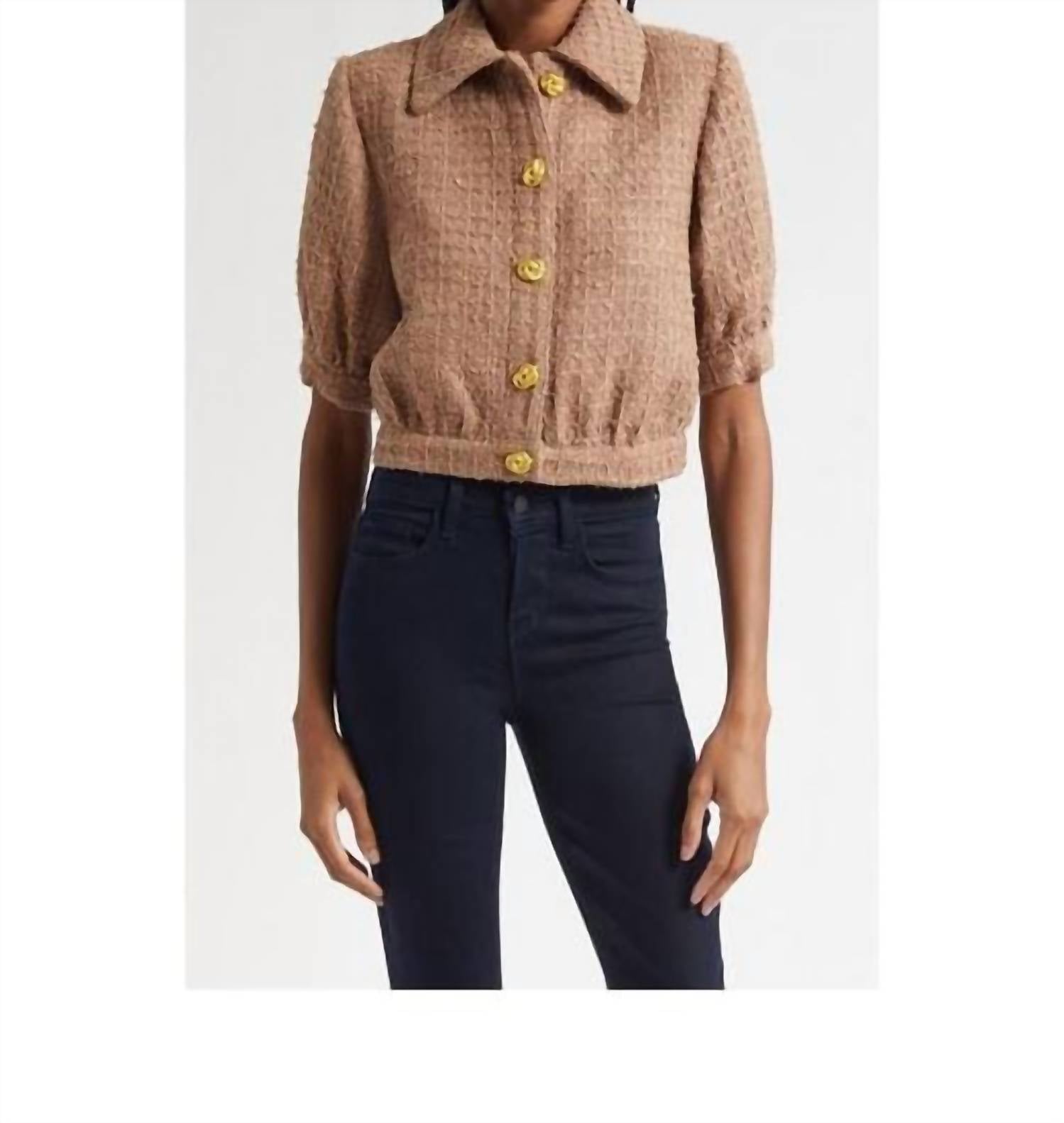 L'Agence - Cove Crop Shirt Jacket