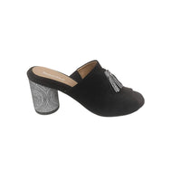 Beautifeel Women's Meg Sandal in black suede - women's sandal