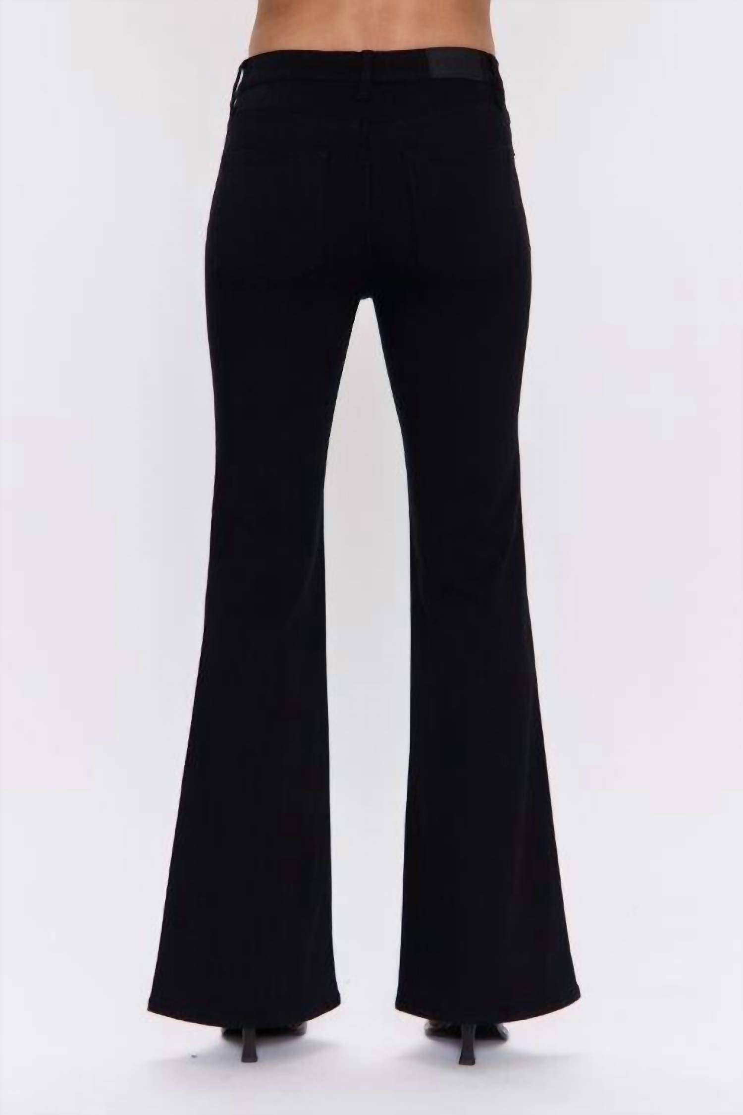 PISTOLA Kinsley Denim Jeans in noir - women's jeans - detail view
