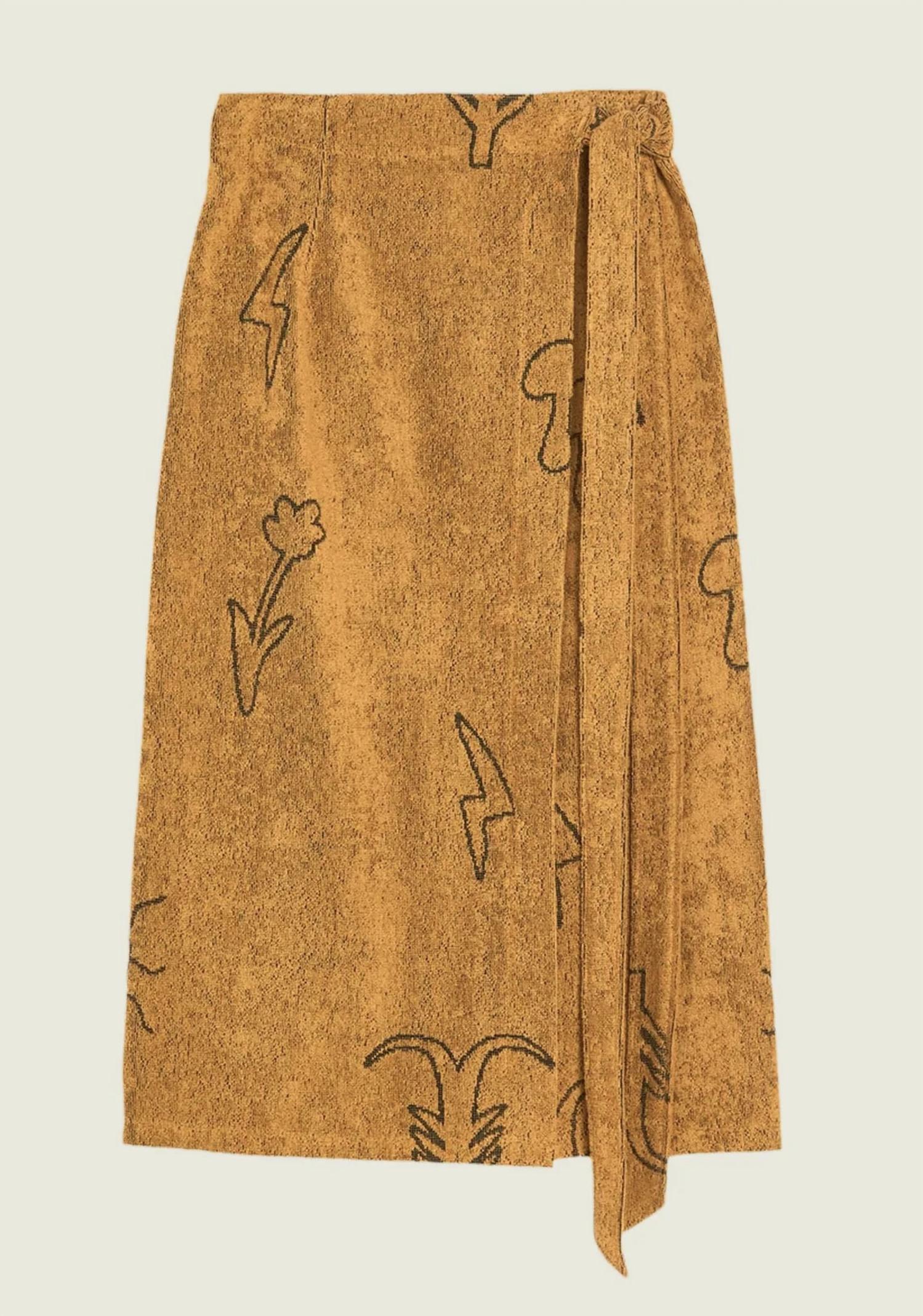 OAS Terry Skirt in tattoo bay - women's swimwear - detail view