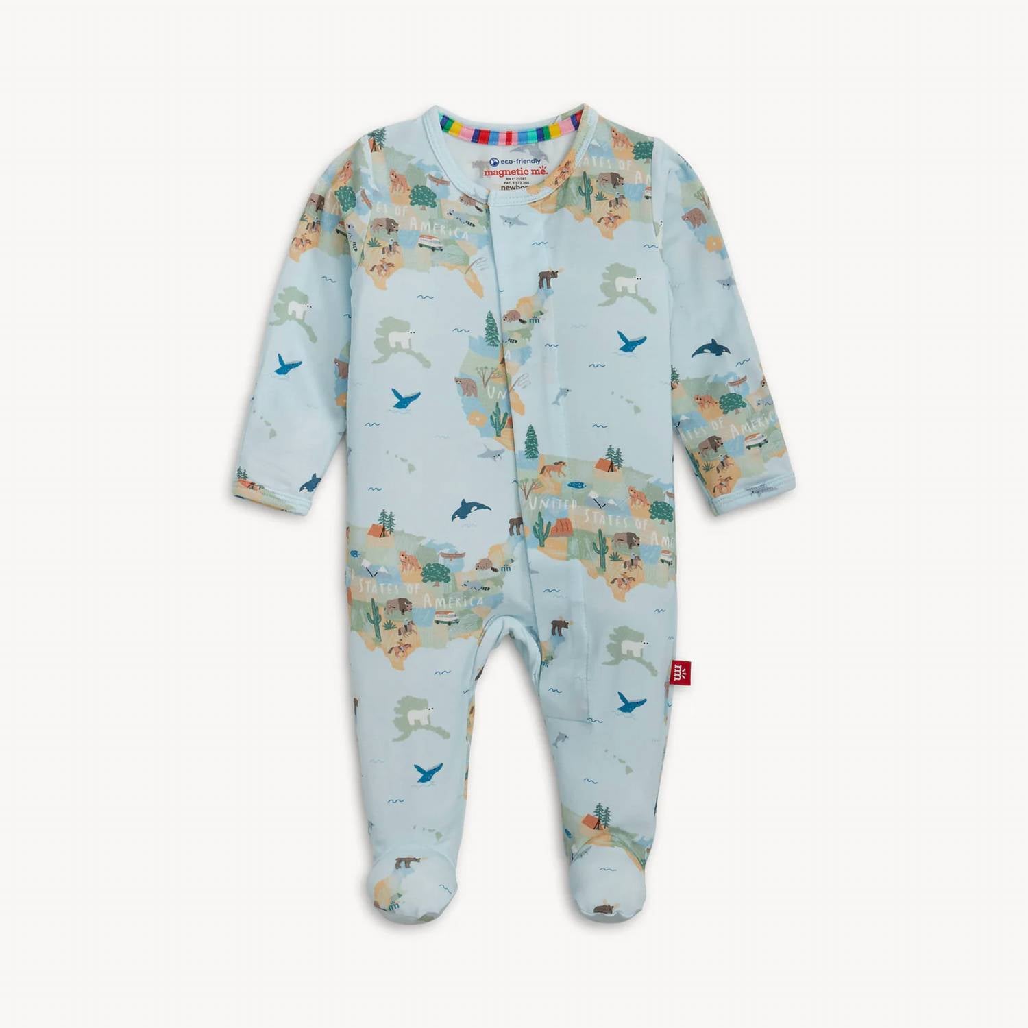 Magnetic Me - Baby's Close Magnetic Footie