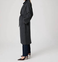 Paige - Connery Wool-blend Long Robe Coat