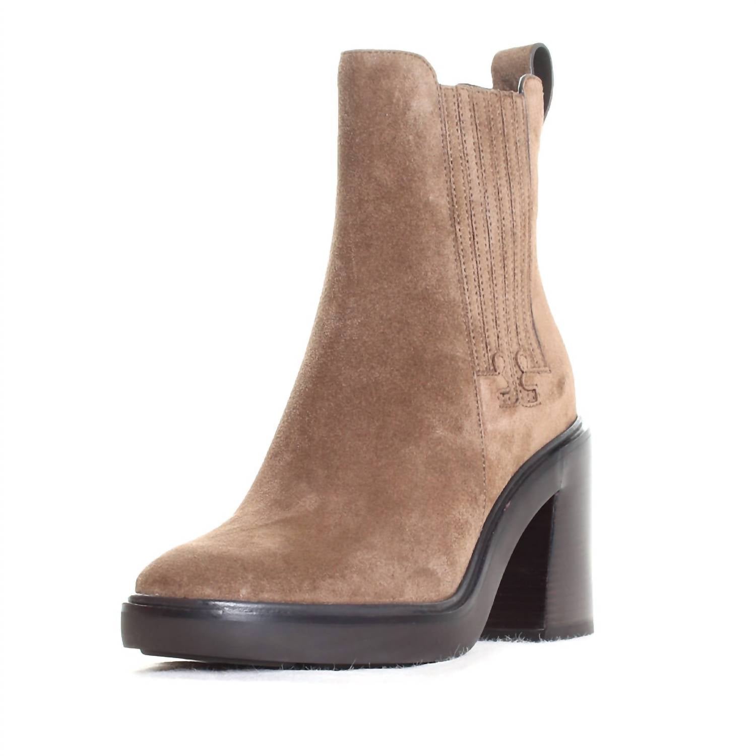 Tory Burch - Women's T Gore Heeled Ankle Booties