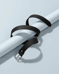 Corkor Men's Cork Belt in black - men's accessory - detail view