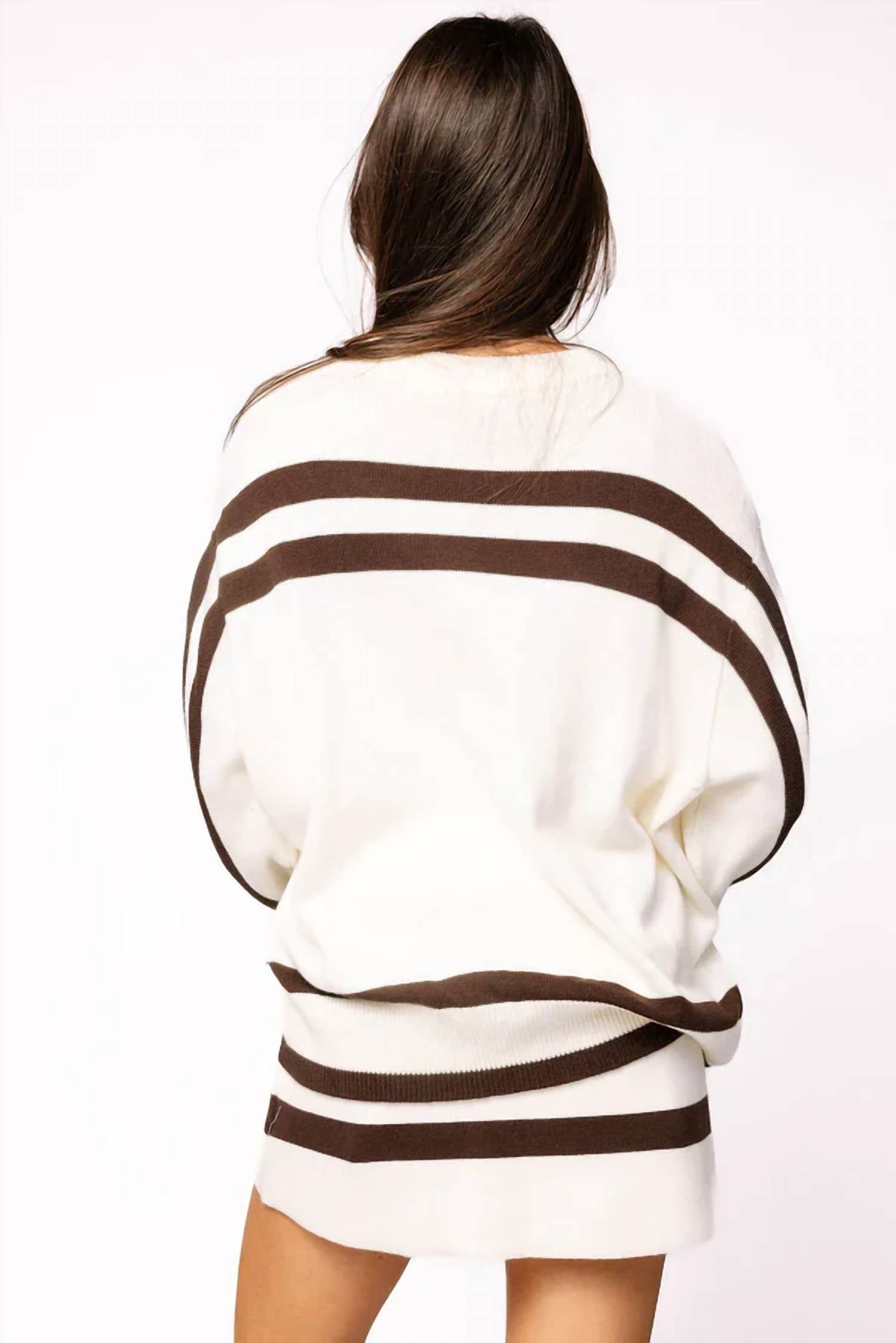 Queen Of Sparkles - Striped Gobble Sweater