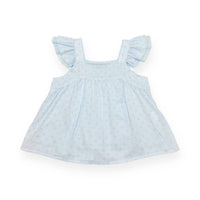 Doe A Dear - Girl's Daisy Ruffle Sleeve Blouse
