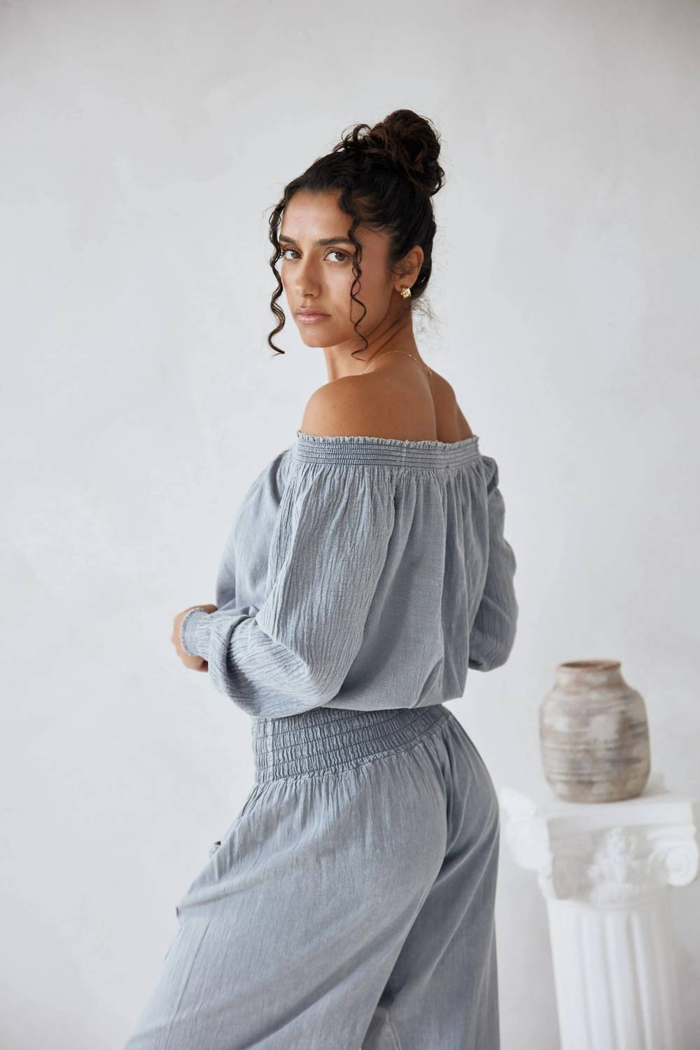 Blanco By Nature - Solange Off Shoulder Top