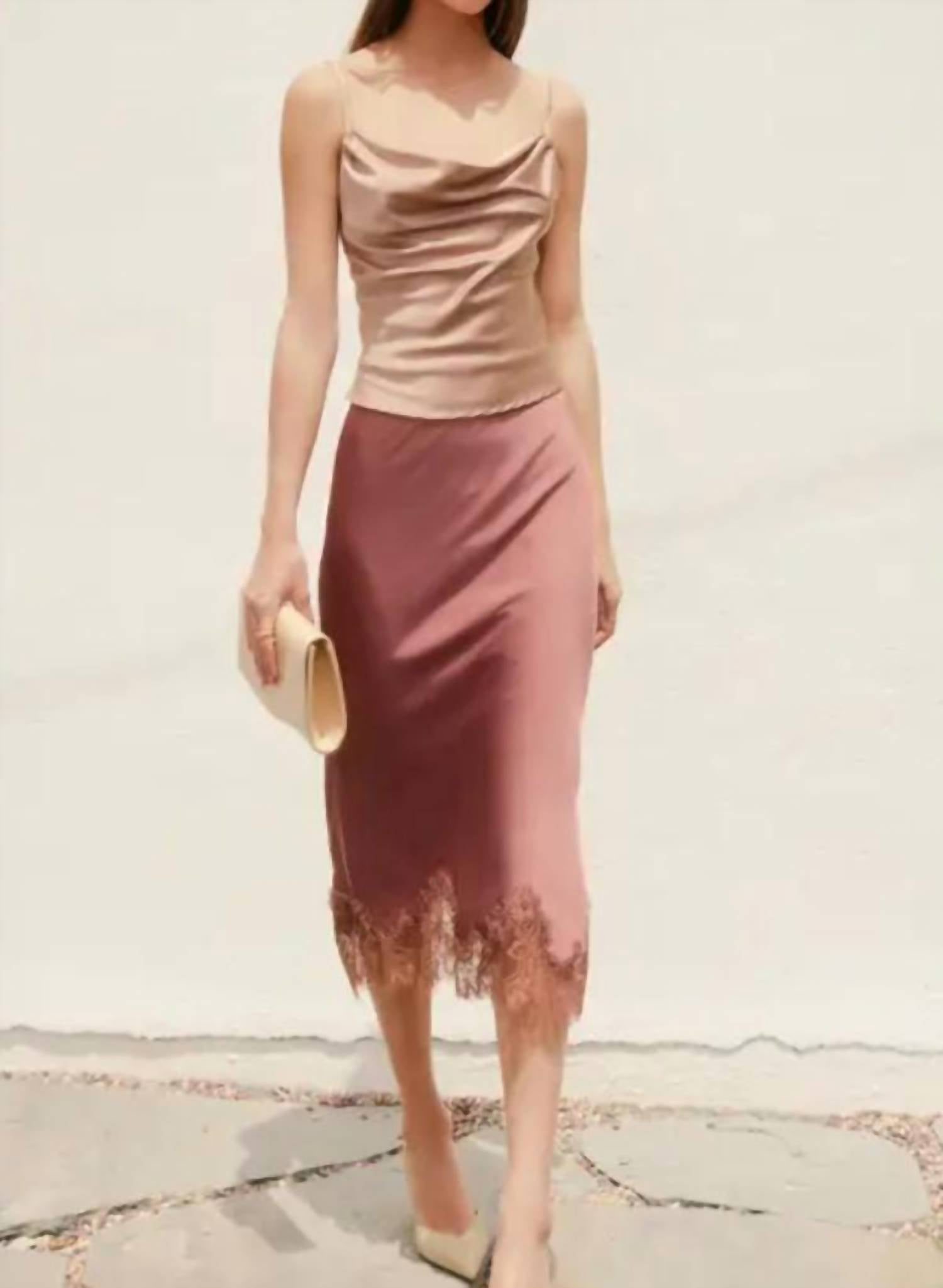 Mint Exclusives - Rose Dawn Slip Skirt