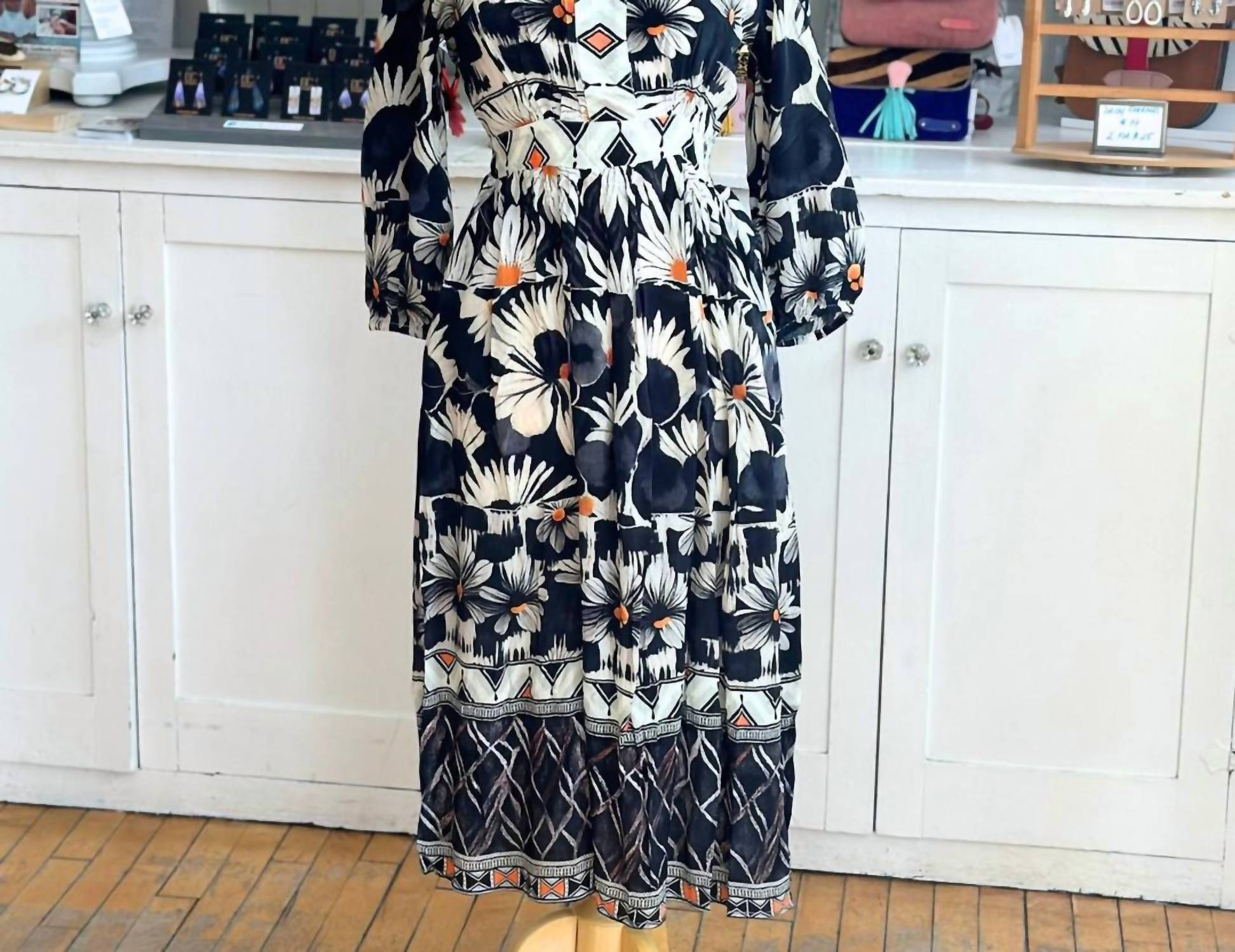 Shana Apparel - Women's Floral Sunflower Dress