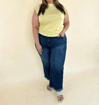 Coco + Carmen - Lilly Ruffle Cap Sleeve Top