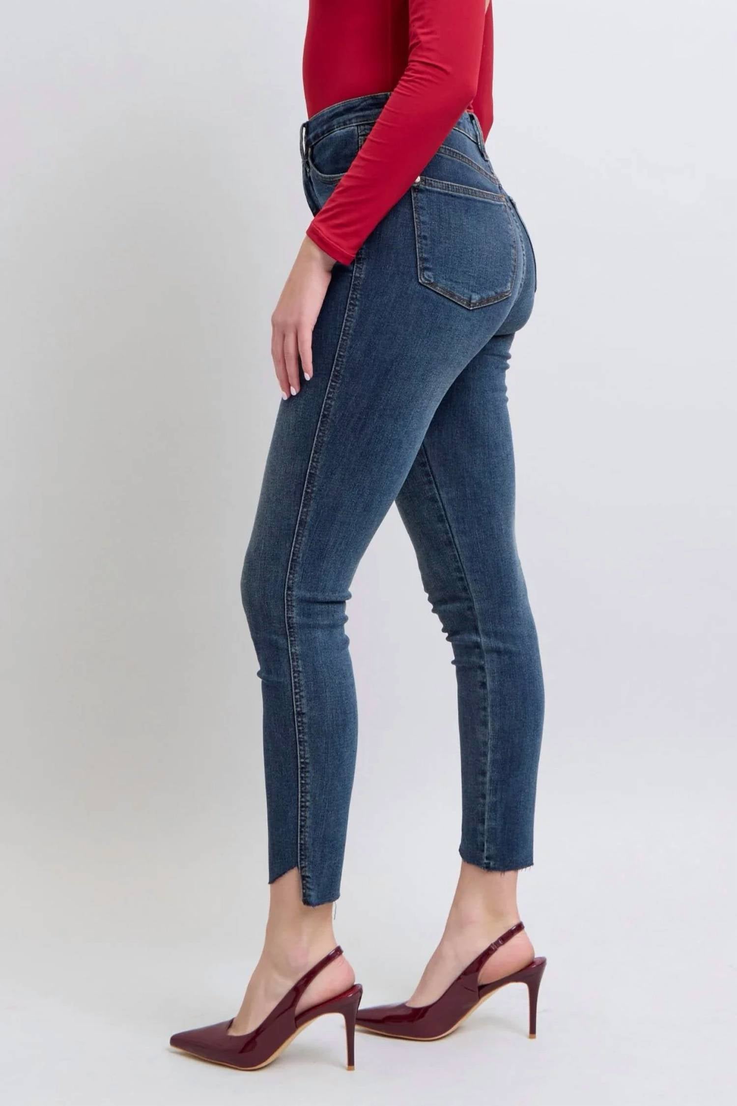 Judy Blue - Step Hem Skinny Jeans