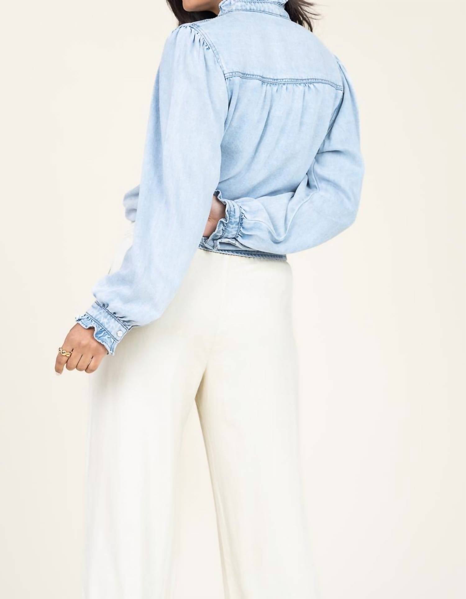 Suncoo - Lorena Denim Blouse