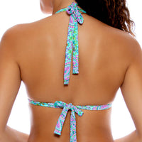 Luli Fama - Groovy Luli Triangle Halter Top