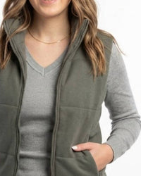 Be Cool - Puffer Vest With Zipper Closure