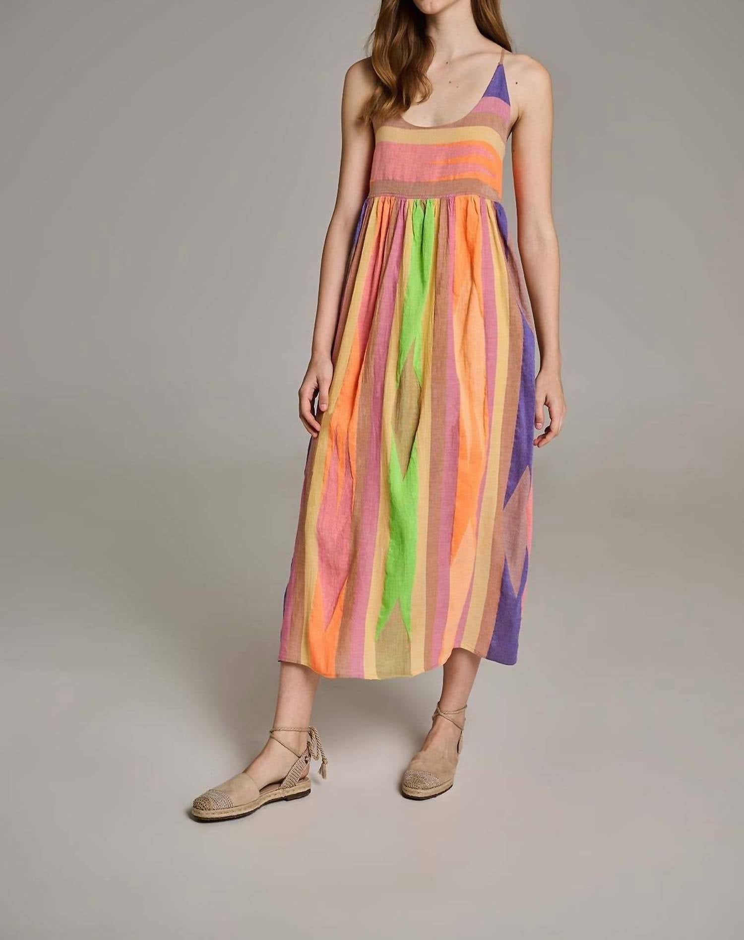 Devotion Twins - Iaspis Strappy Tie Back Midi Dress