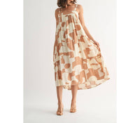 Fun 2 Fun - Abstract Midi Dress