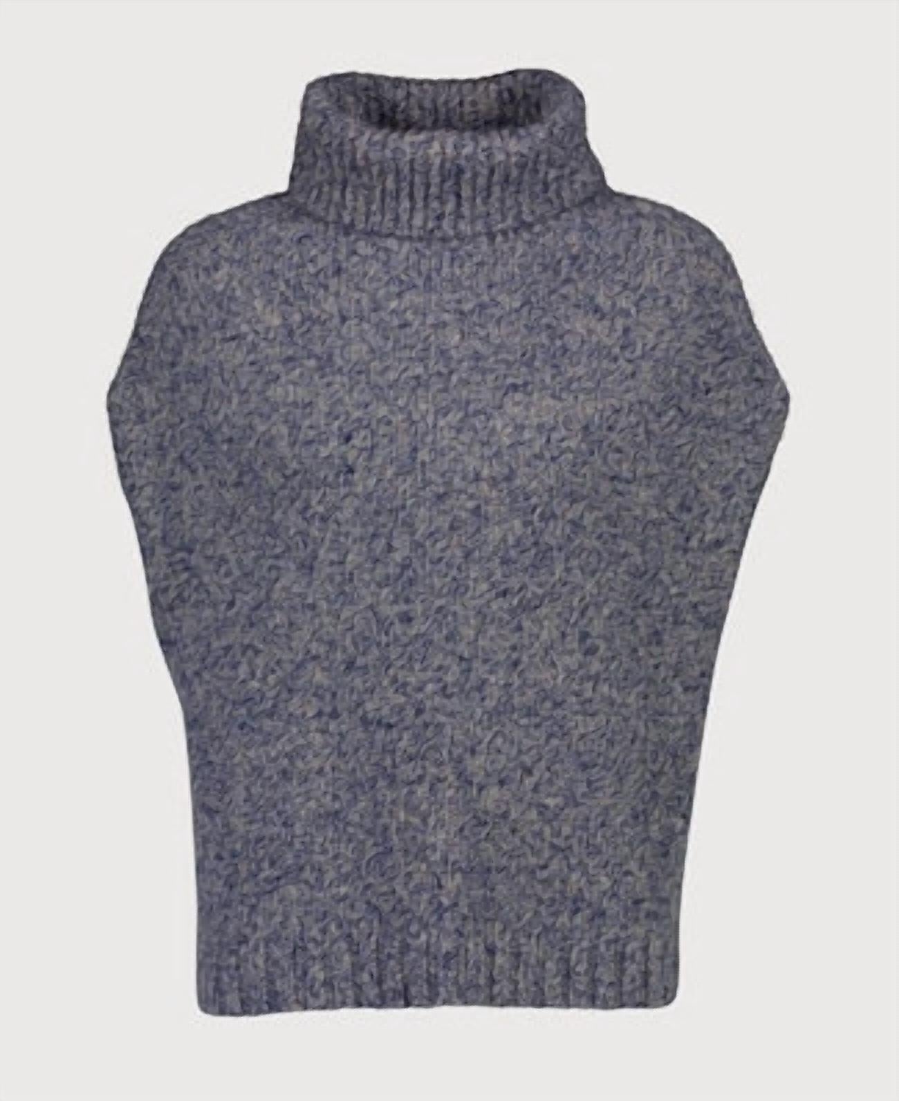 Allude - Women's Sleeveless Turtleneck Sweater