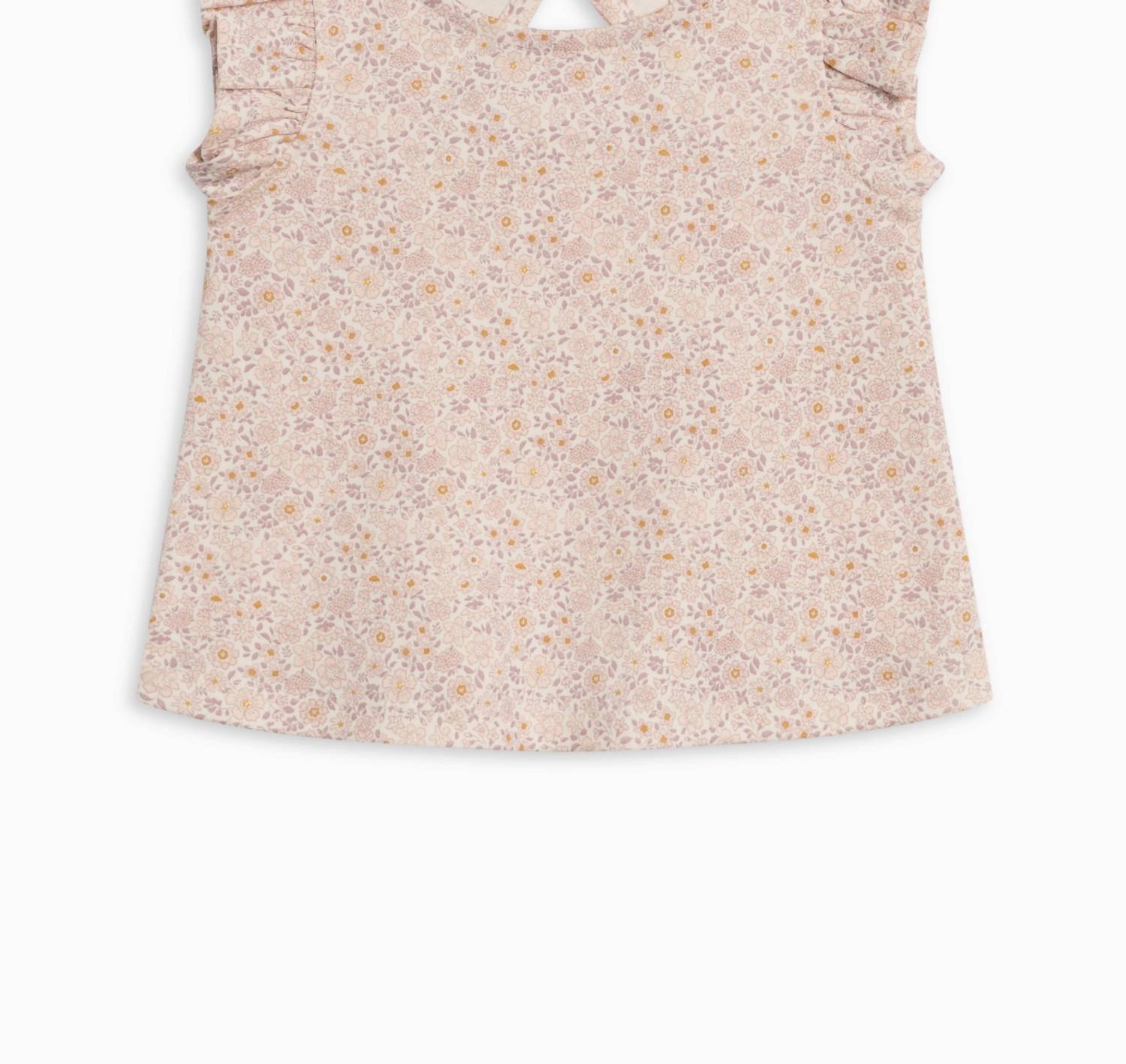 Colored Organics - Girls Ella Ruffle Sleeve Tank Top