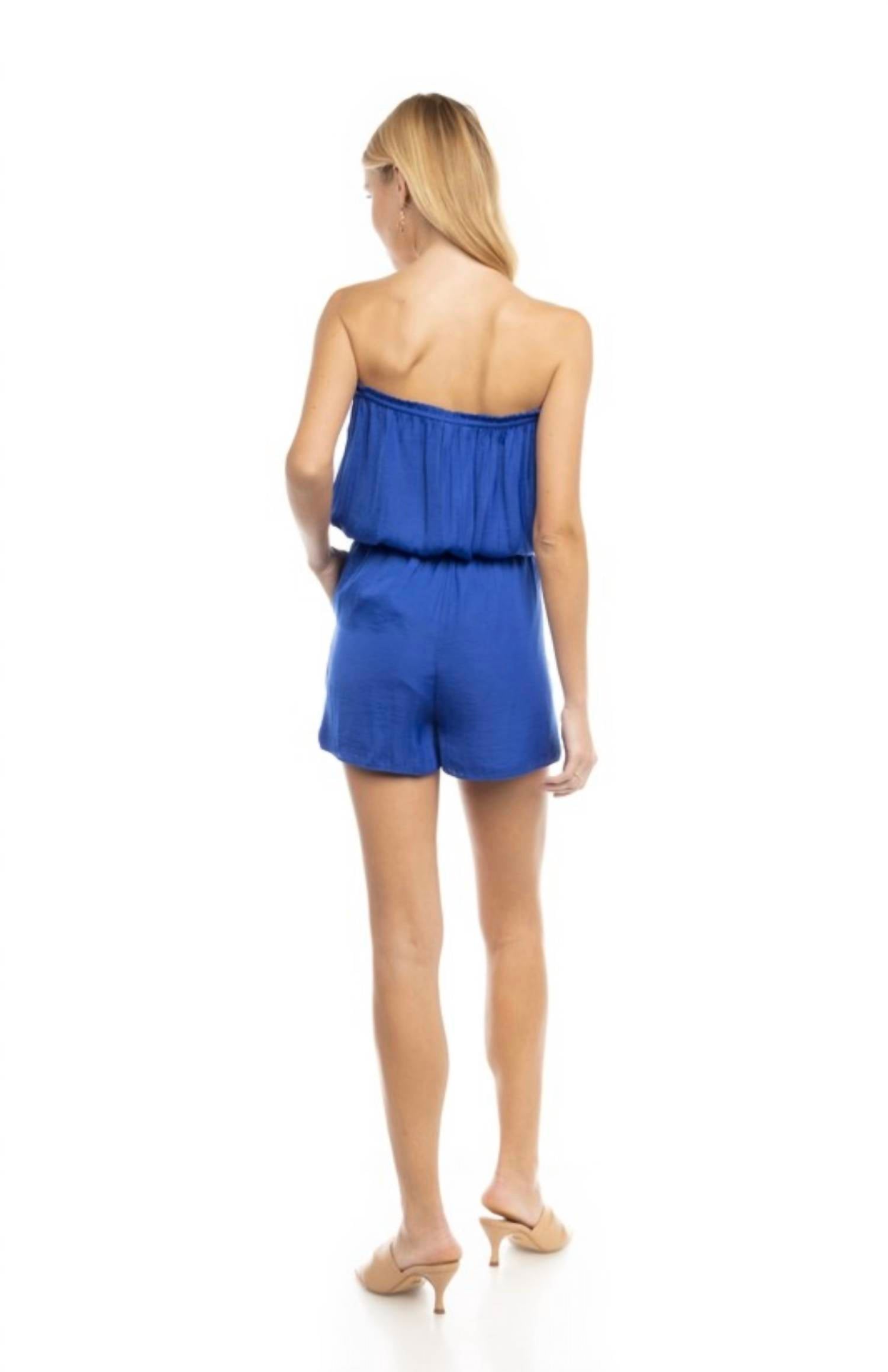 Naked Zebra - Tube Tie Front Romper