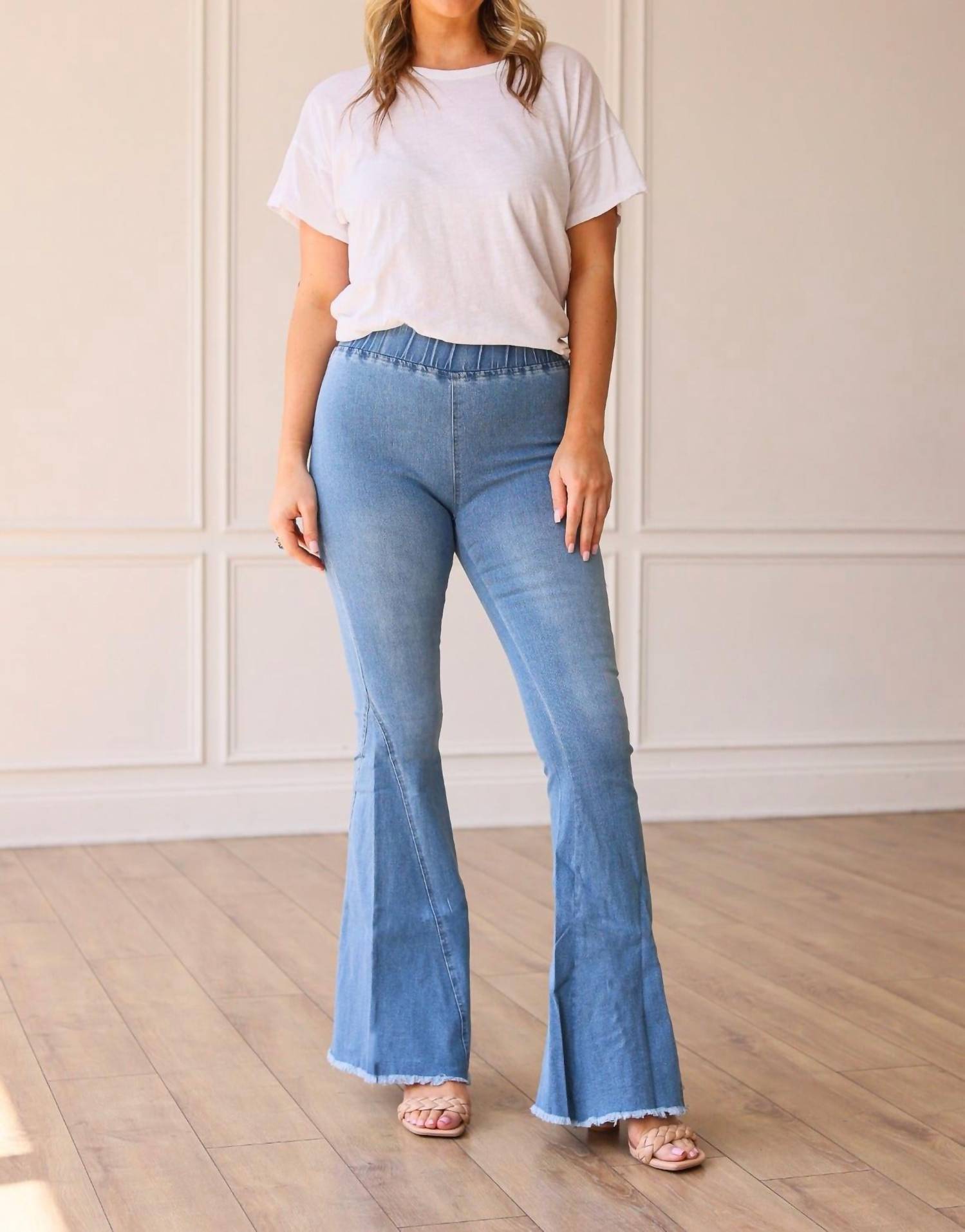 Southern Grace - The Jolene High Rise Flare Denim